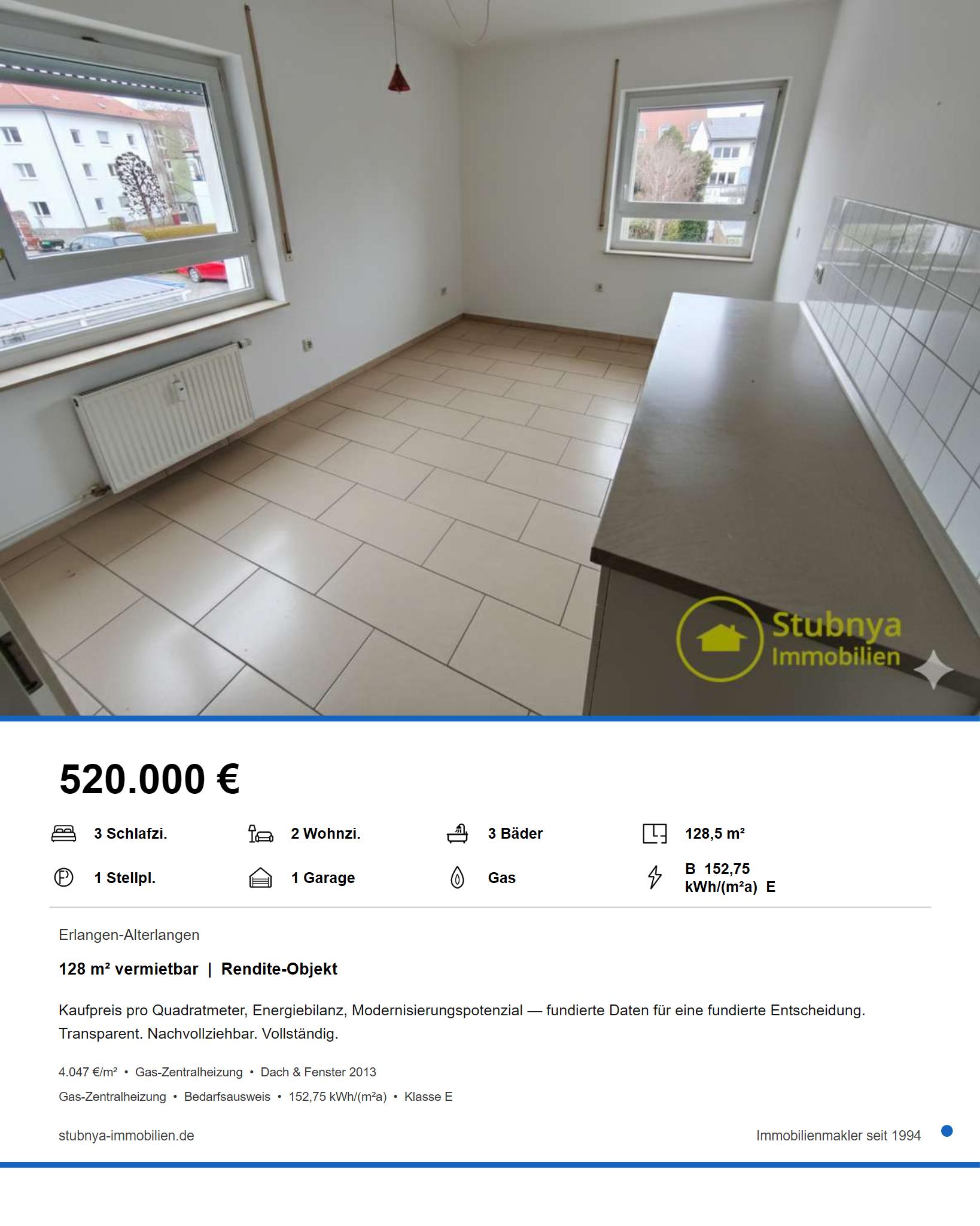 Wohnungspaket Erlangen-Alterlangen - Schaufenster G