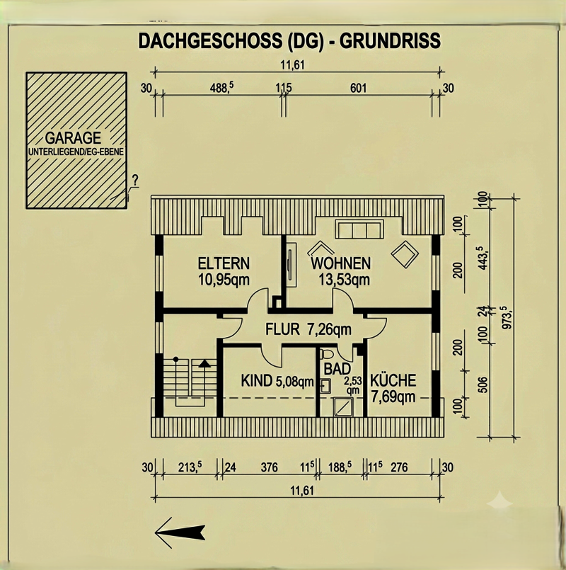Grundriss DG