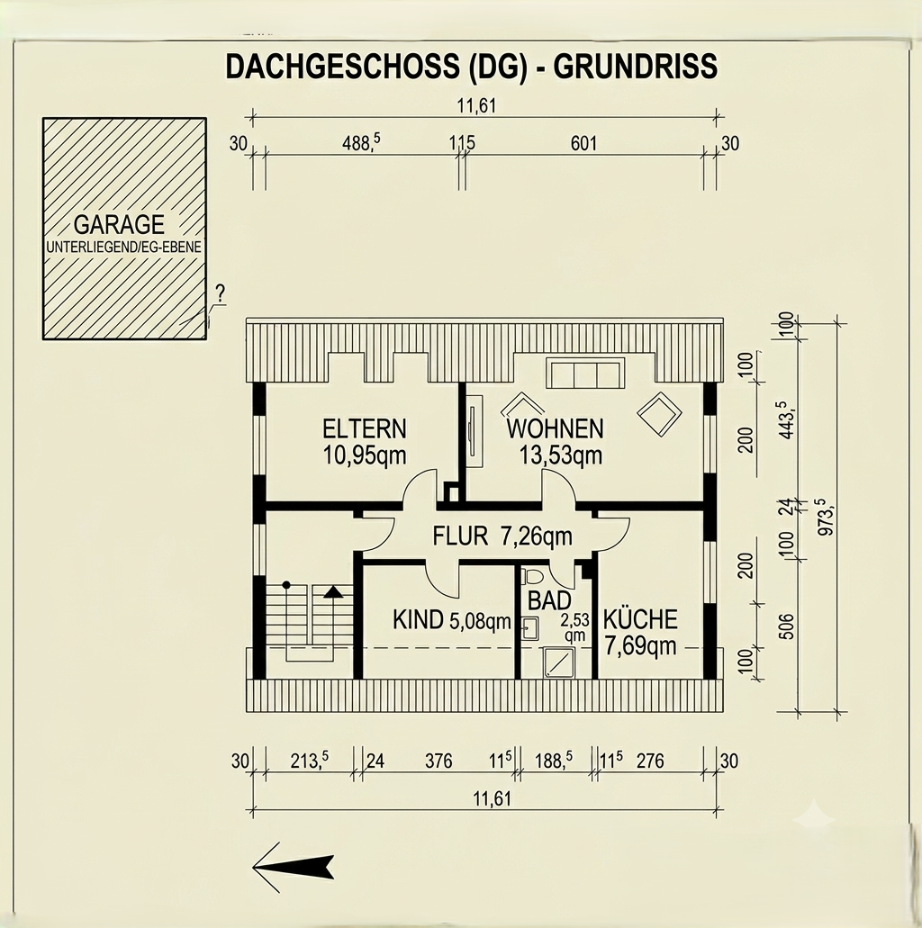 Grundriss DG